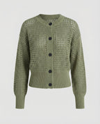 Damen luftiger Strickcardigan