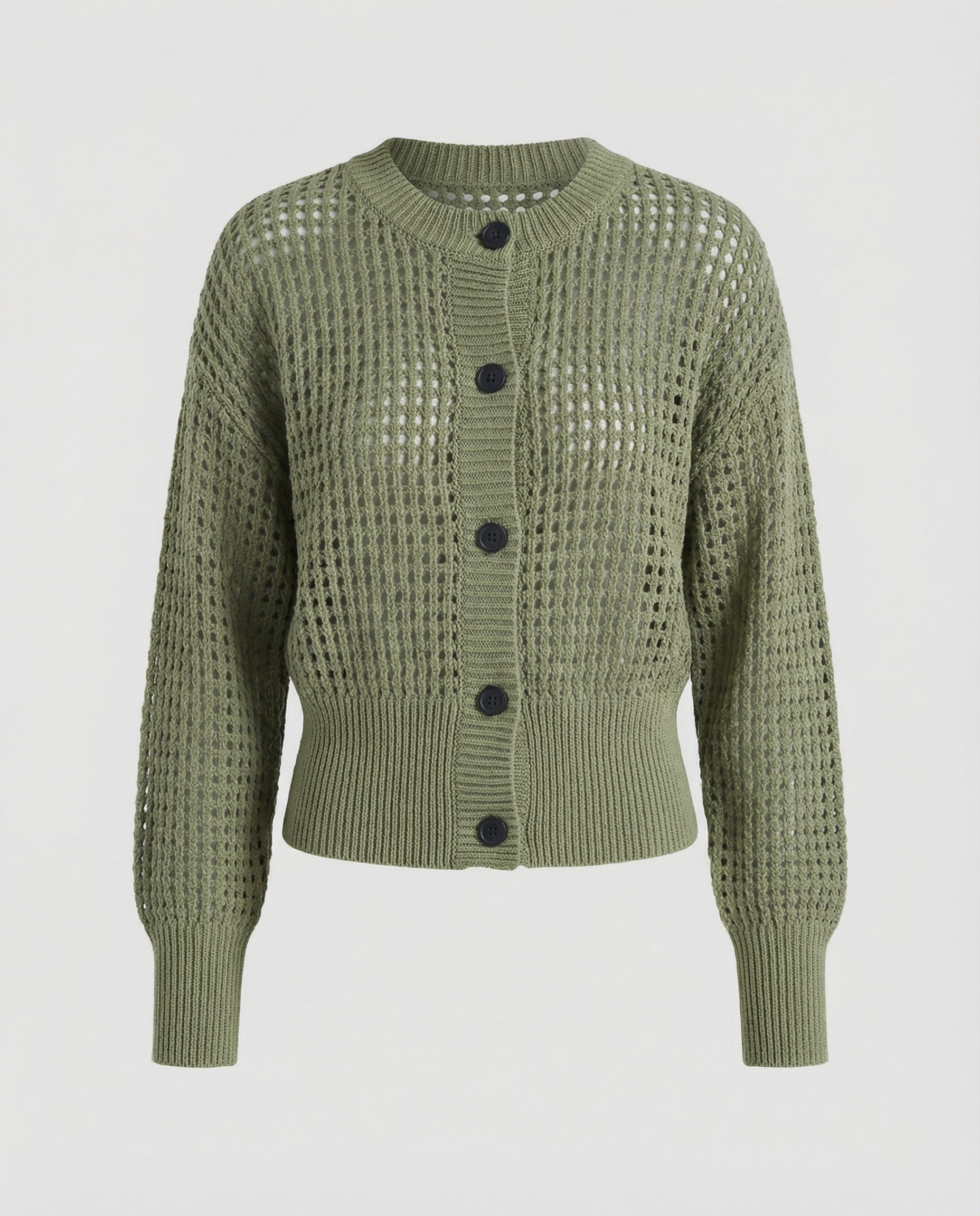 Damen luftiger Strickcardigan