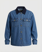 Damen Denimjacke mit klassischen Brusttaschen
