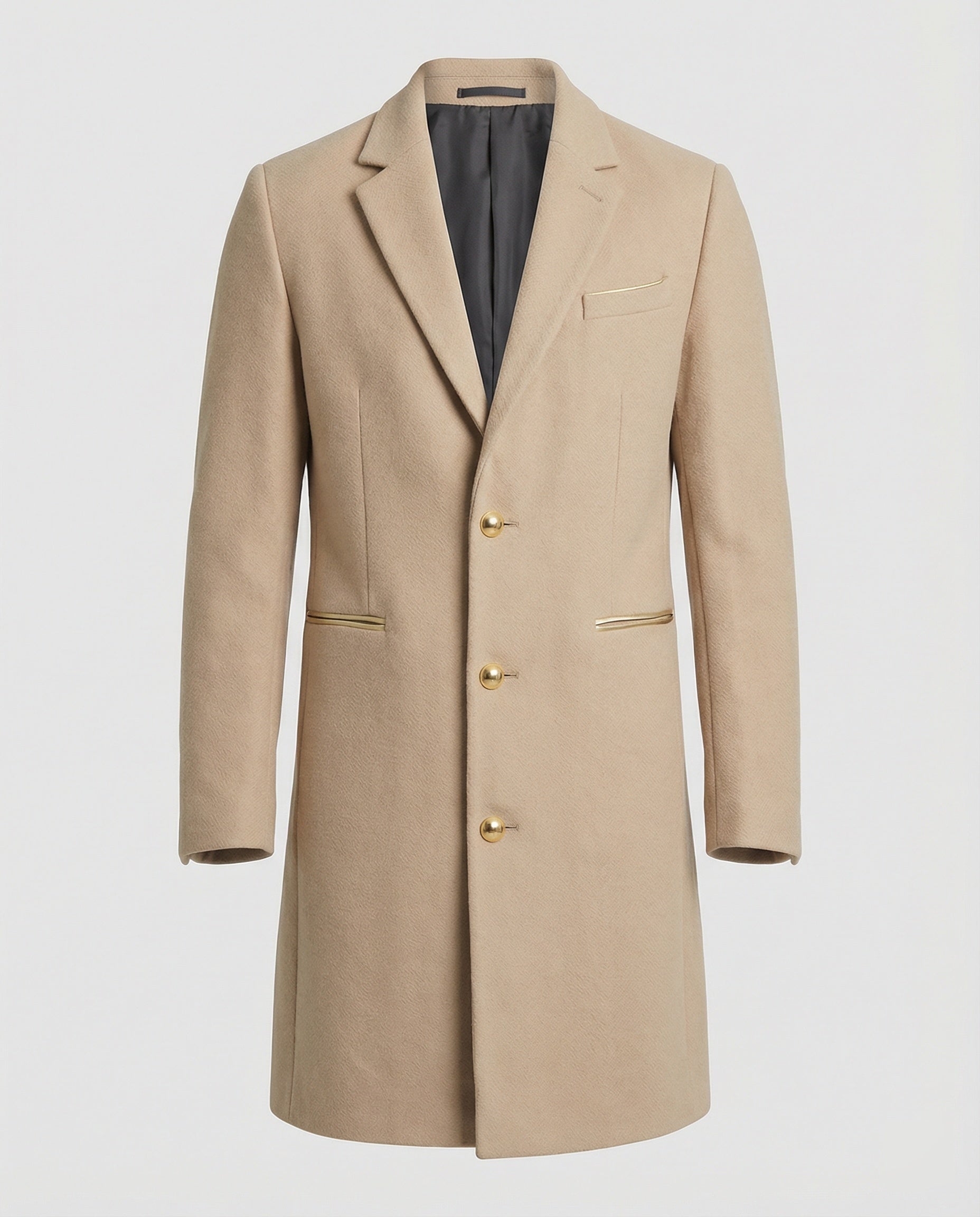 R&B | Eleganter Wolltrenchcoat für Männer