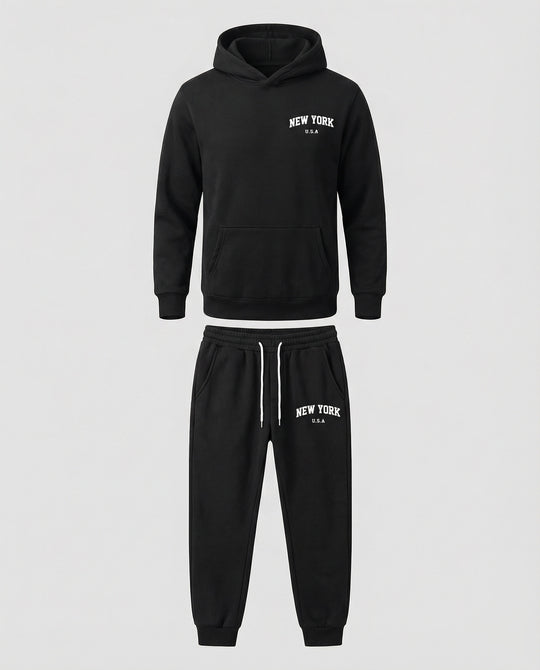 Herren Jogginganzug Herren Hoodie Set