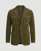 Herren Cordjacke mit multifunktionalen Taschen und modernem Schnitt