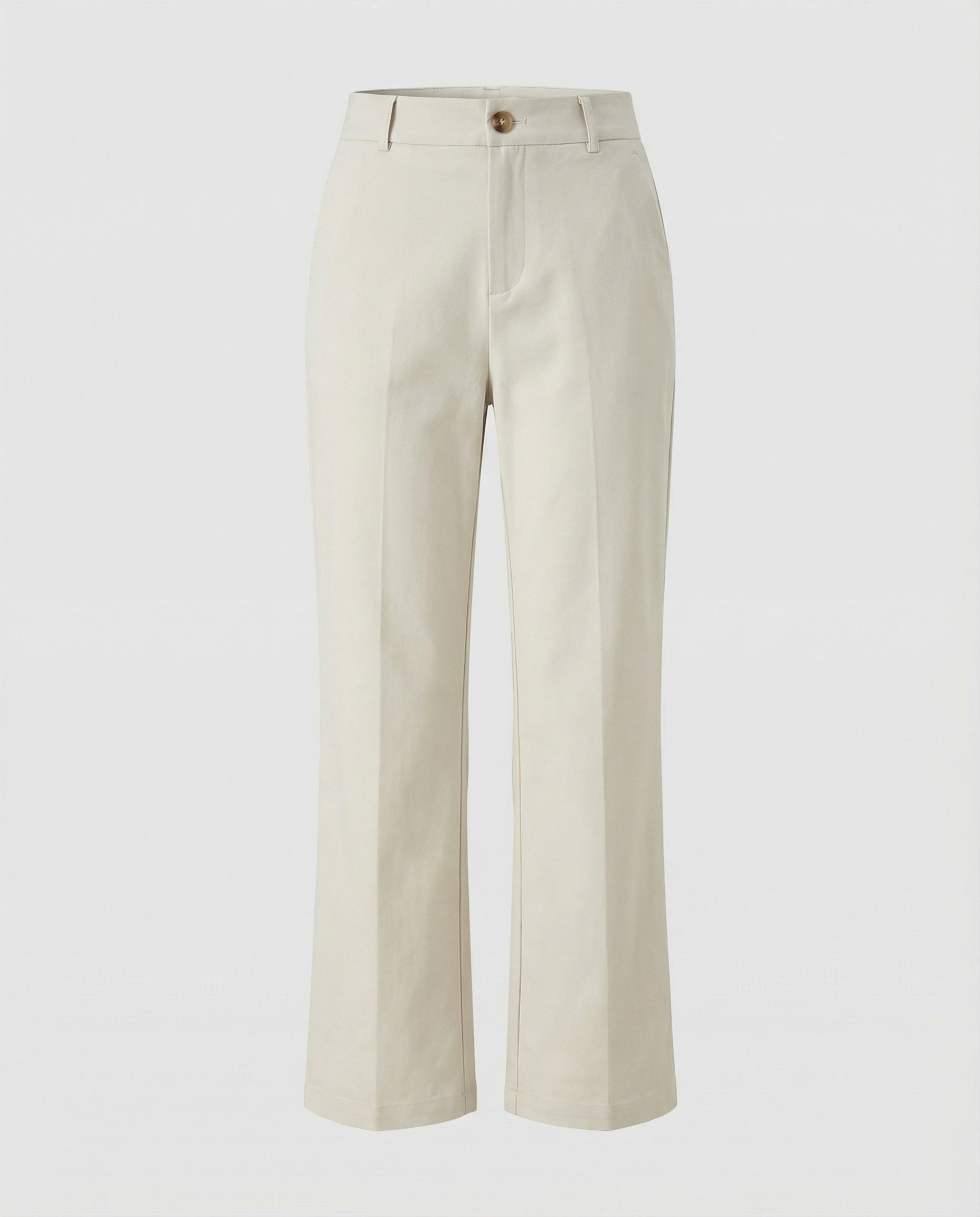 Damen Weite Stoffhose High Waist elegant geschnitten