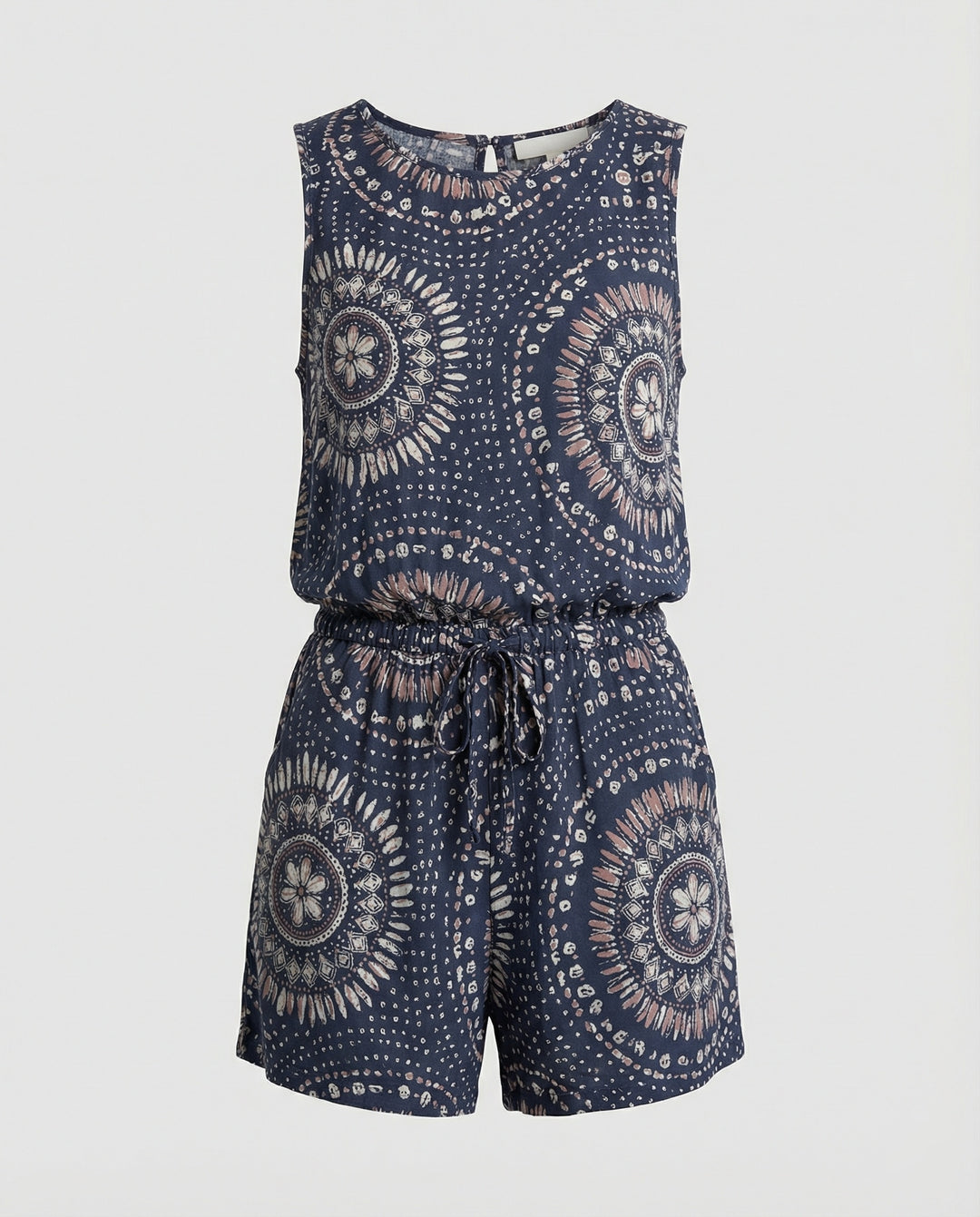 Kurzoverall Mit Ethno Muster Damen
