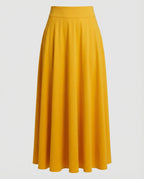 Damen Luftiger Maxi-Rock mit hohem Taillenbund R&B