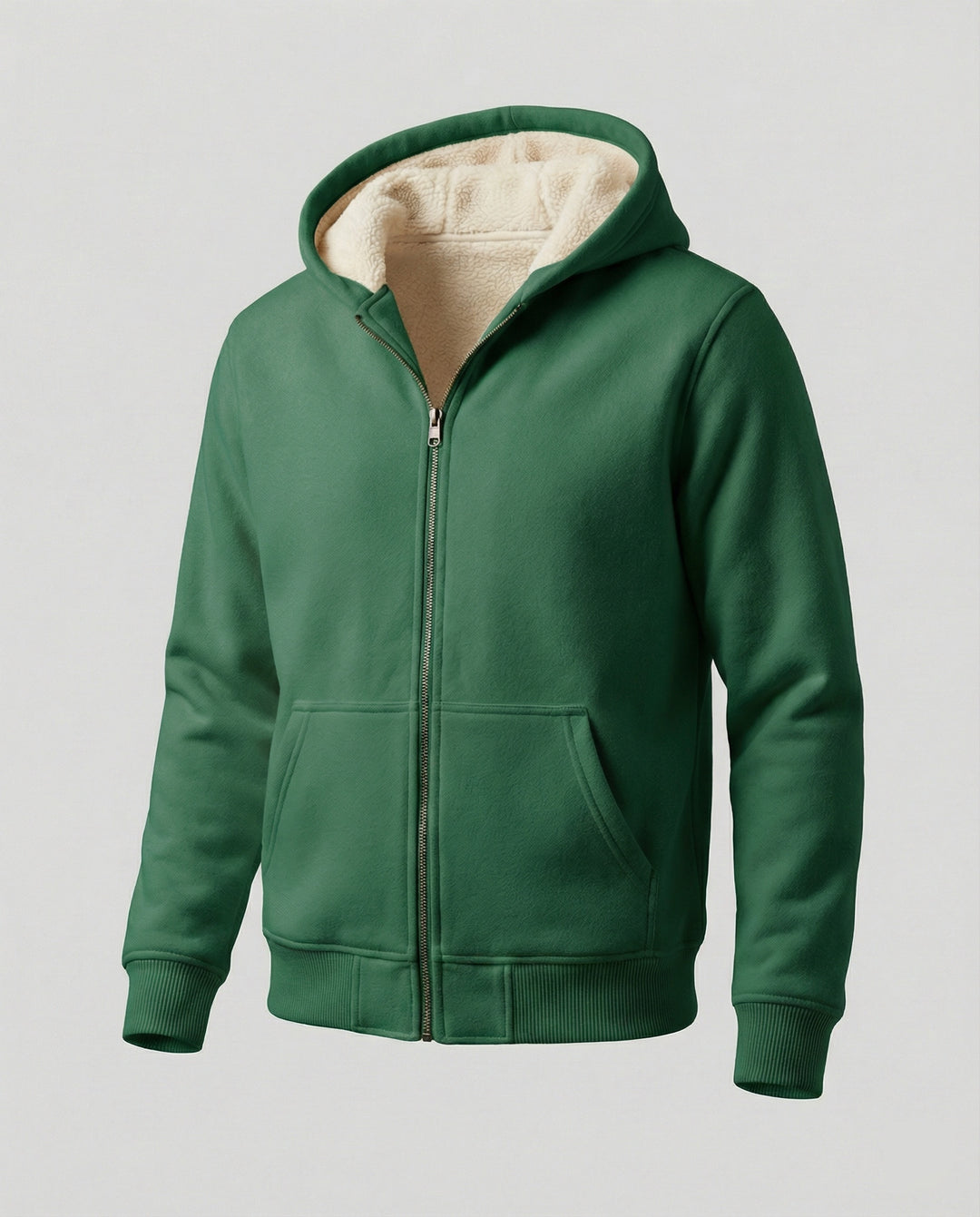 R&B | Warmer Fleecegefütterter Winterhoodie für Herren