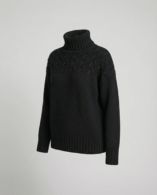 R&B | Damen Strickturtleneck Pullover