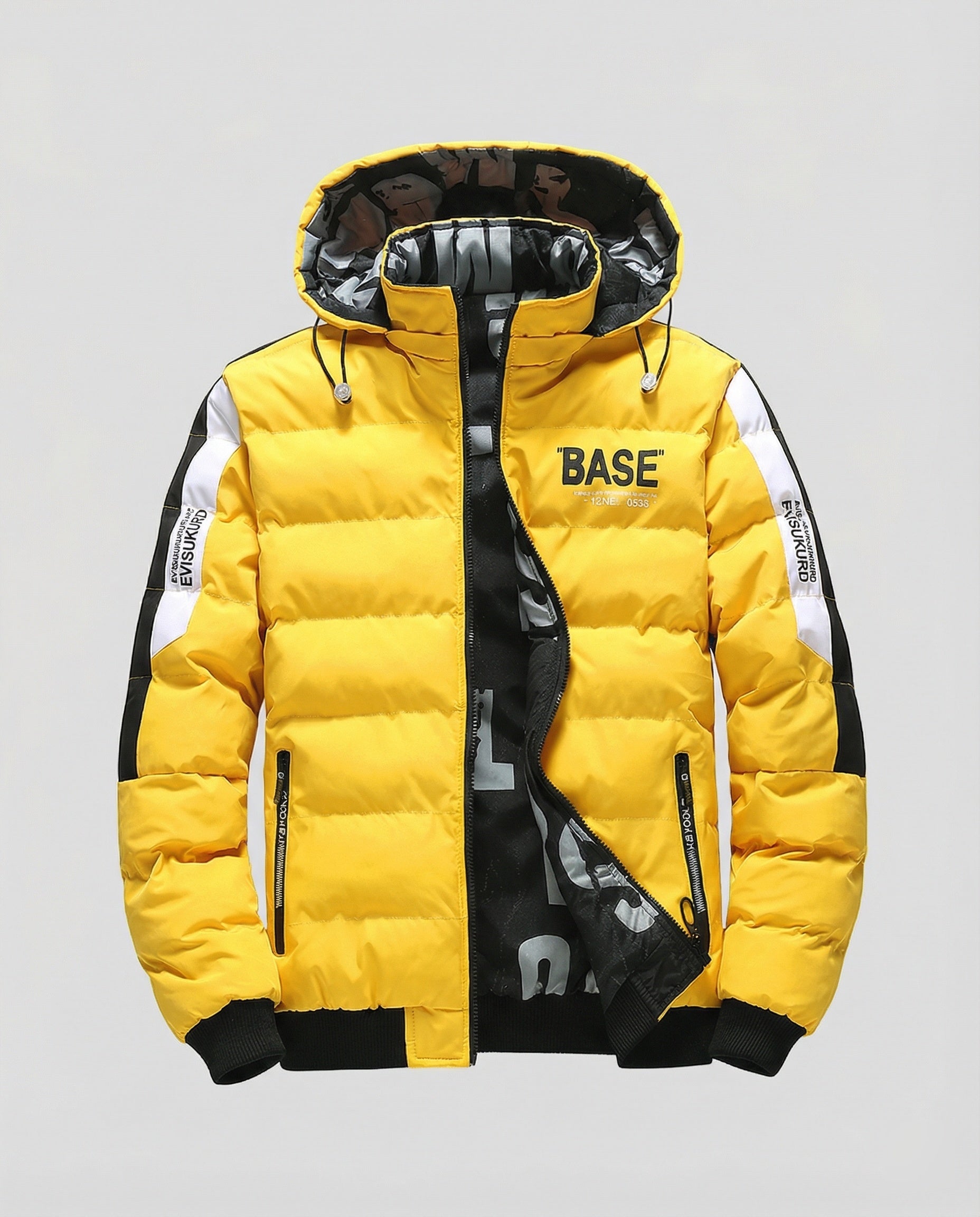 R&B | Warme Daunen Winterjacke für Herren