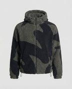 R&B | Herren Kapuzen Zip-Up Warm Fleece Jacke