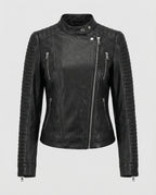 R&B | Damen Lederjacke Stilvoll Zeitlos