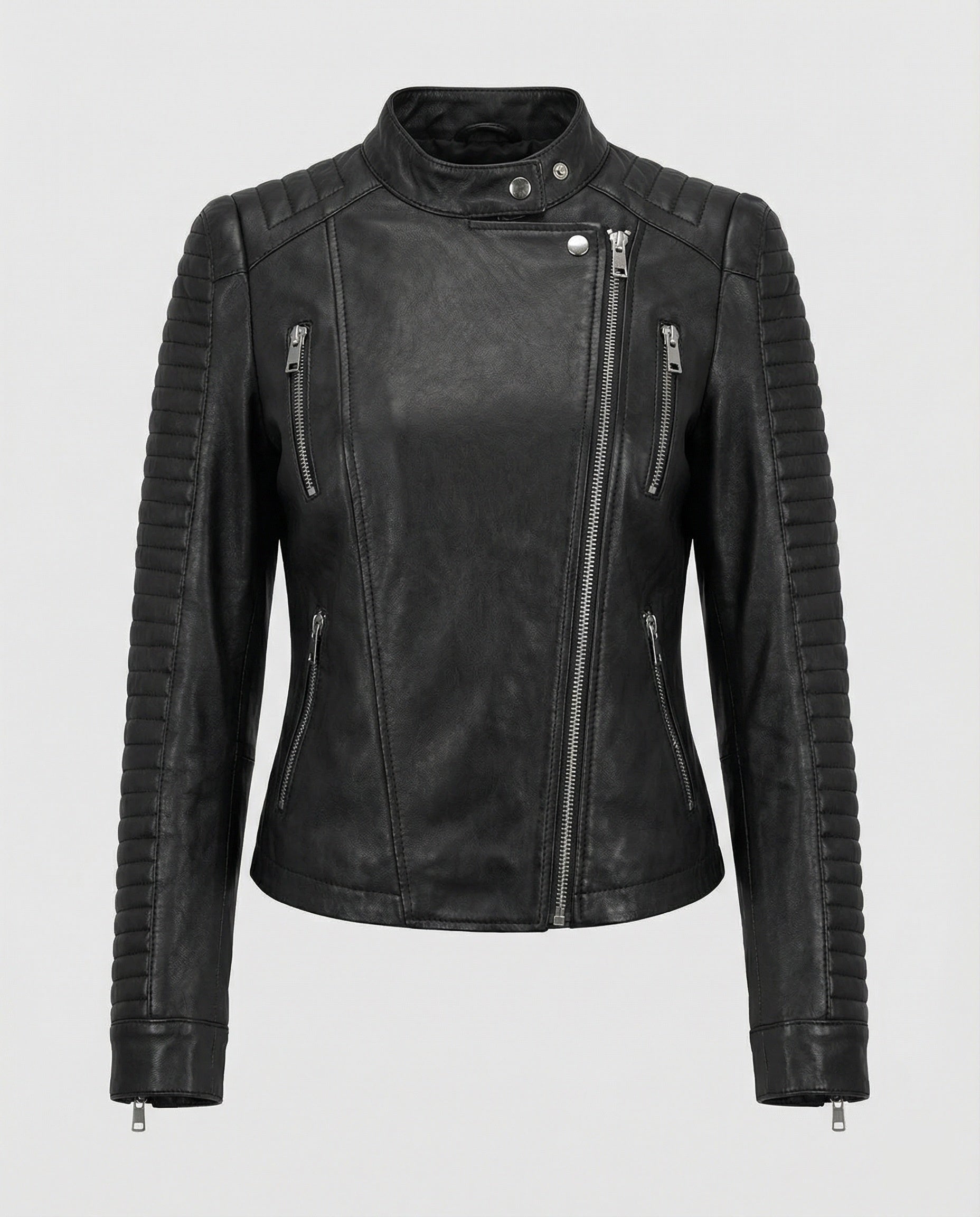 R&B | Damen Lederjacke Stilvoll Zeitlos