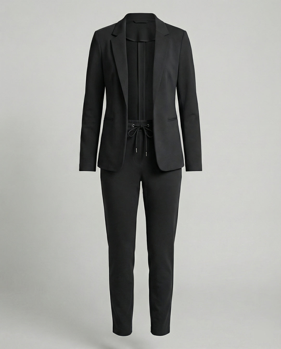 Damen Hosenanzug Mit Offenem Blazer Und Hose
