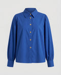 Damen Bluse mit Puffärmeln und elegantem Schnitt