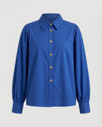 Damen Bluse mit Puffärmeln und elegantem Schnitt