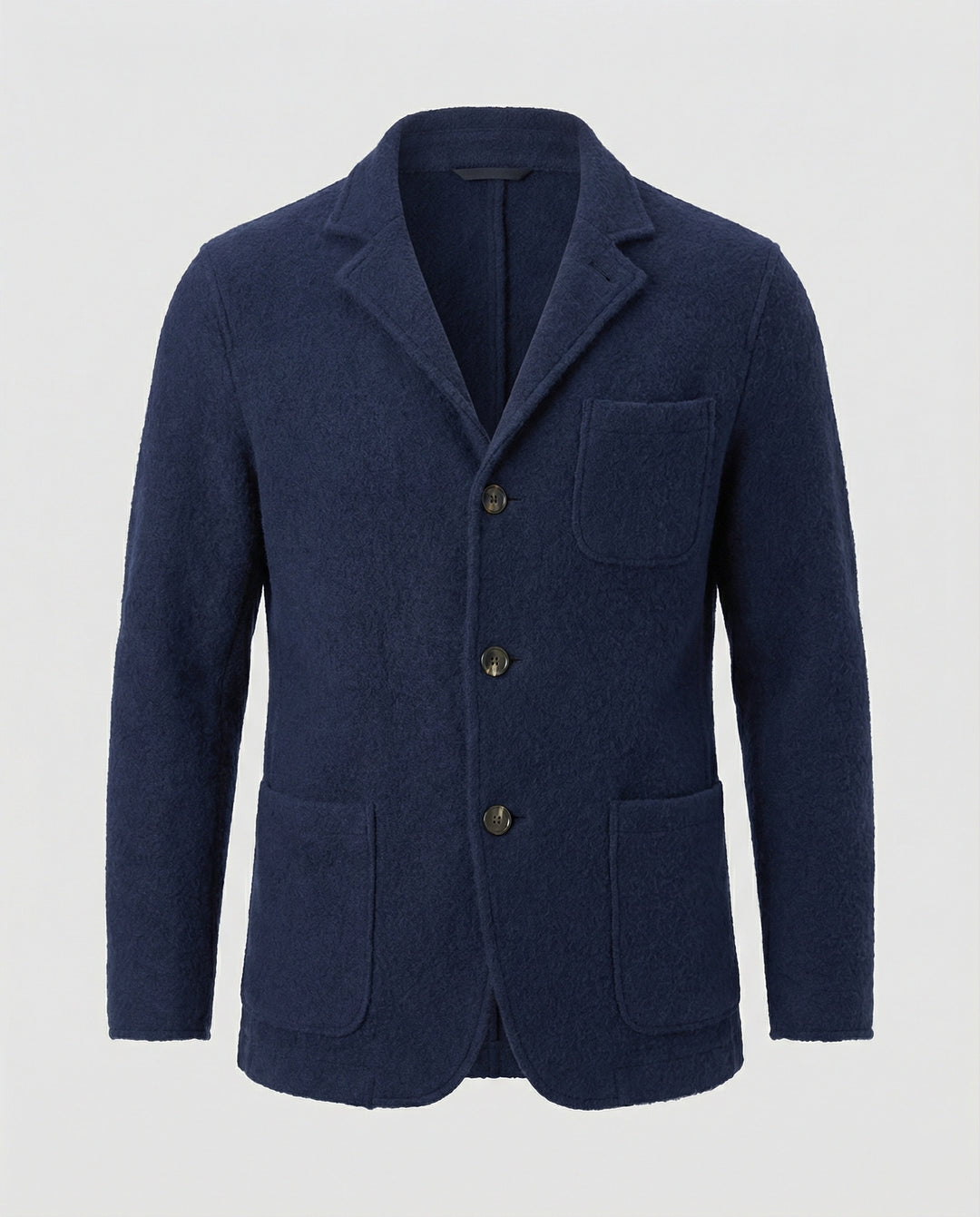 Herren elegante Strickjacke mit praktischem Schnitt und modischen Details