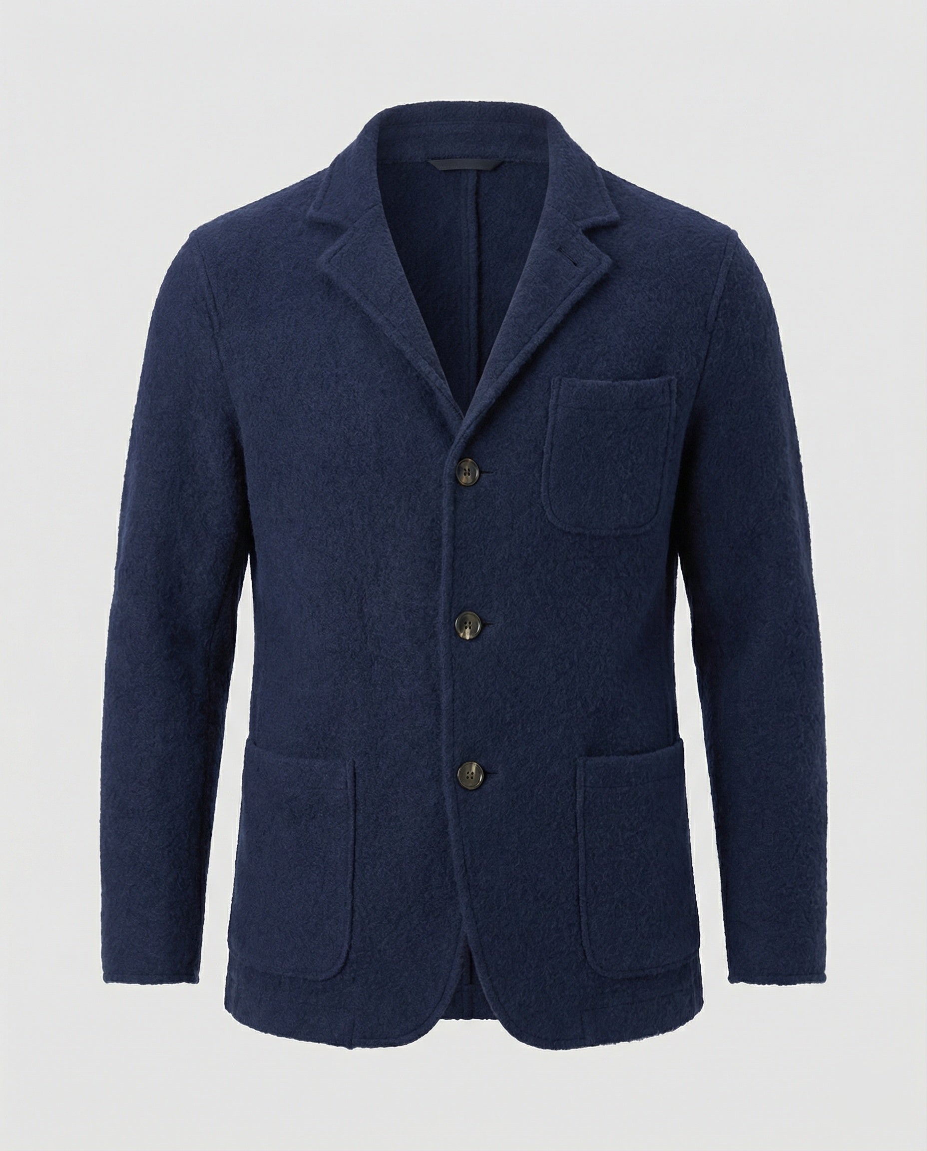 Herren elegante Strickjacke mit praktischem Schnitt und modischen Details
