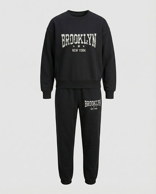 Damen Oversize Sweatset mit Print
