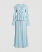 Boho Maxikleid Sommer Damen Set