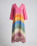 Boho Maxikleid Sommer Damen Taschen