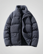 R&B | Trendige Winter-Cord-Steppjacke für Männer