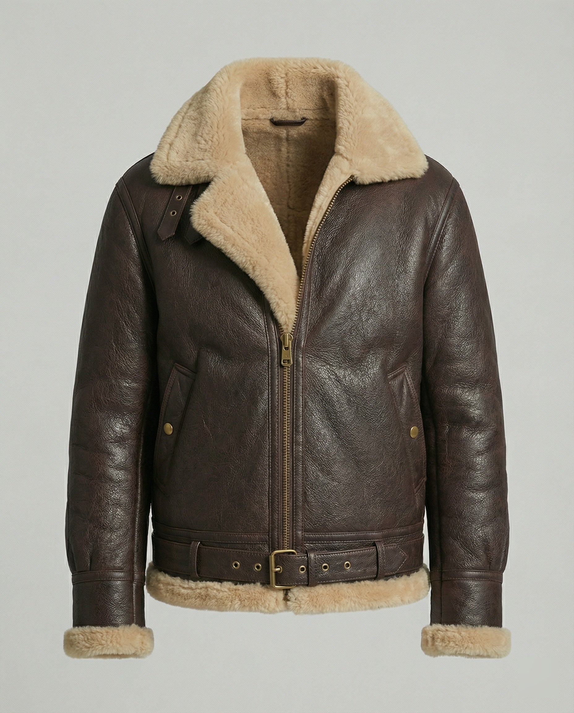 R&B | Schaffell Fliegerjacke