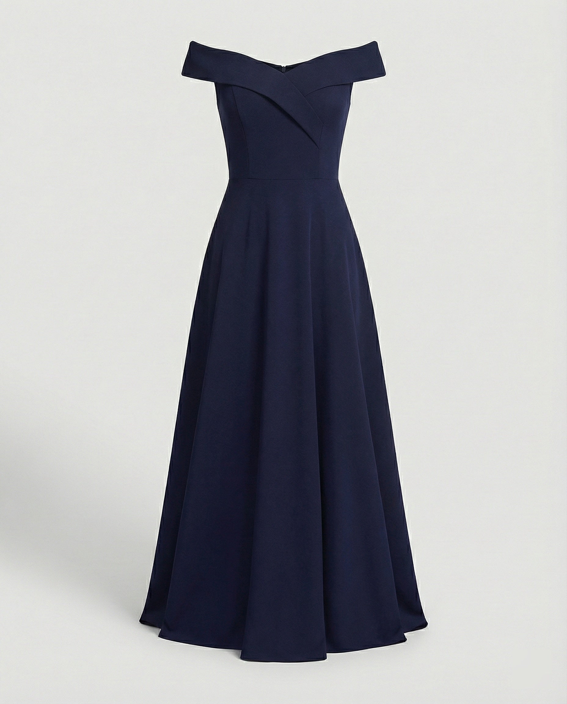 Heidi-Mode | Elegantes Off-Shoulder Langes Catwalk Abendkleid