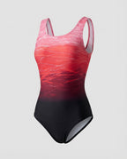 R&B | Damen Einteiliger Sport Badeanzug mit Schnelltrocknender Qualität