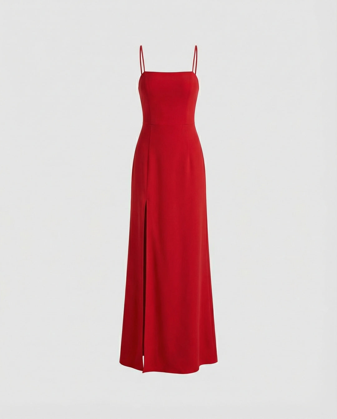 Damen Elegantes Abendkleid mit schwingendem Rock und tiefem Schlitz R&B