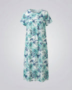 Luftiges Midikleid Damen Mit Taschen