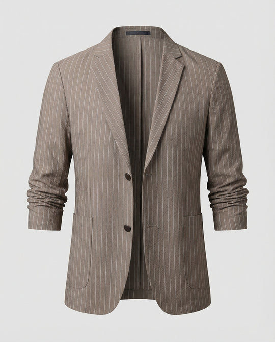 Herren Nadelstreifen Sakko Slim Fit Sommer