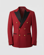 Herren Doppelreiher Blazer – eleganter Blazer für Herren mit goldenen Knöpfen