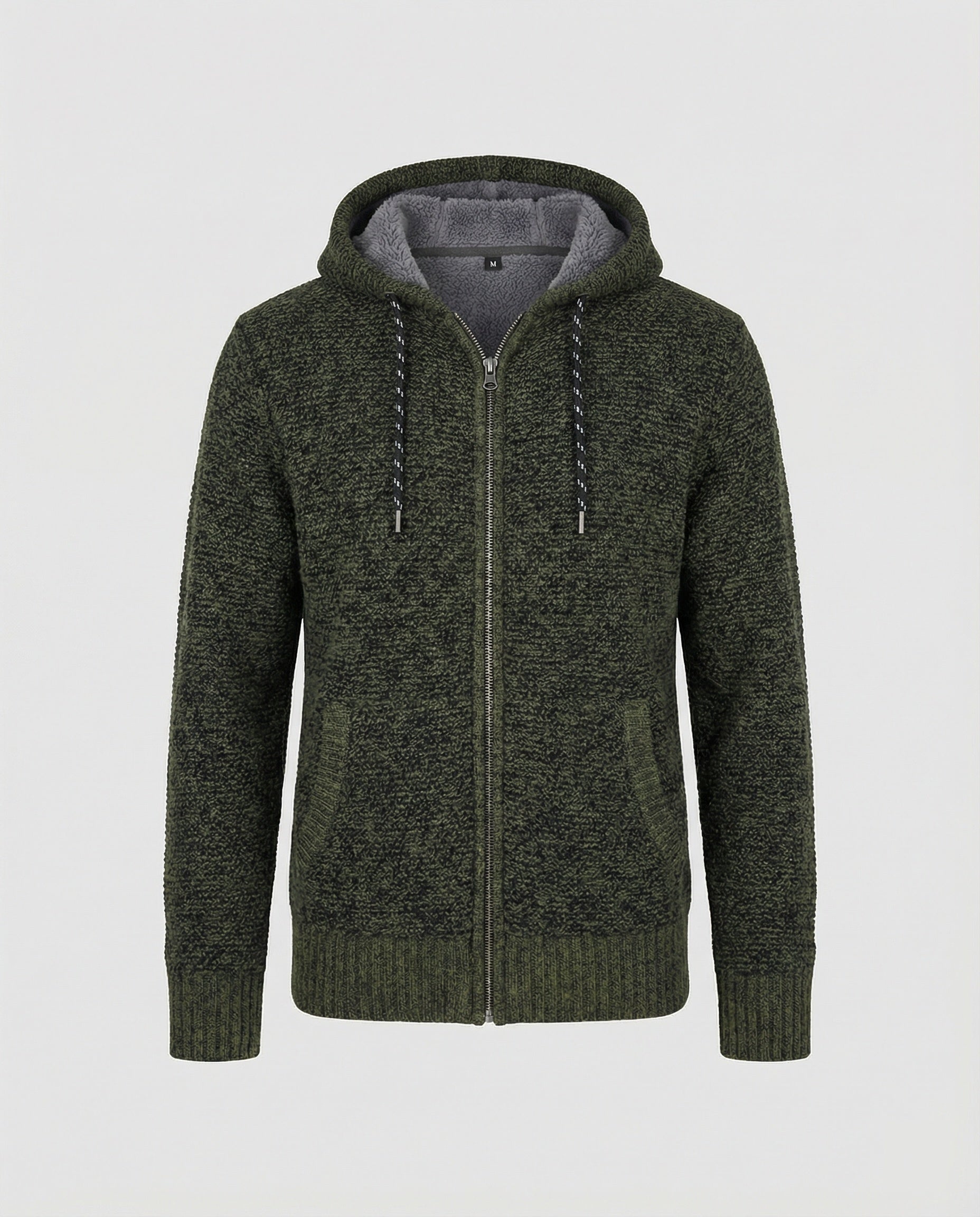 Lässige Herbst Strickjacke Kapuze