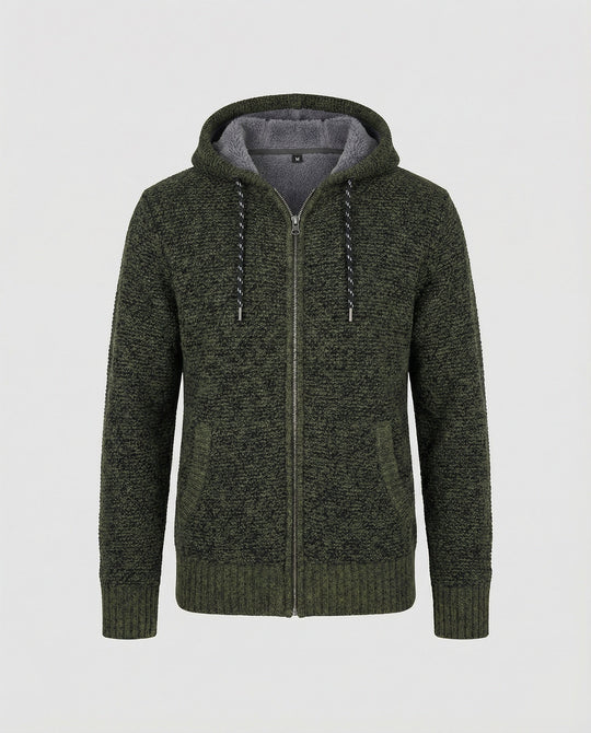 Lässige Herbst Strickjacke Kapuze