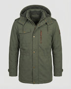Lässige Gepolsterte Herrenjacke
