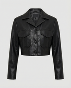 Leichte Steppjacke Damen mit Cropped Schnitt und Taschen