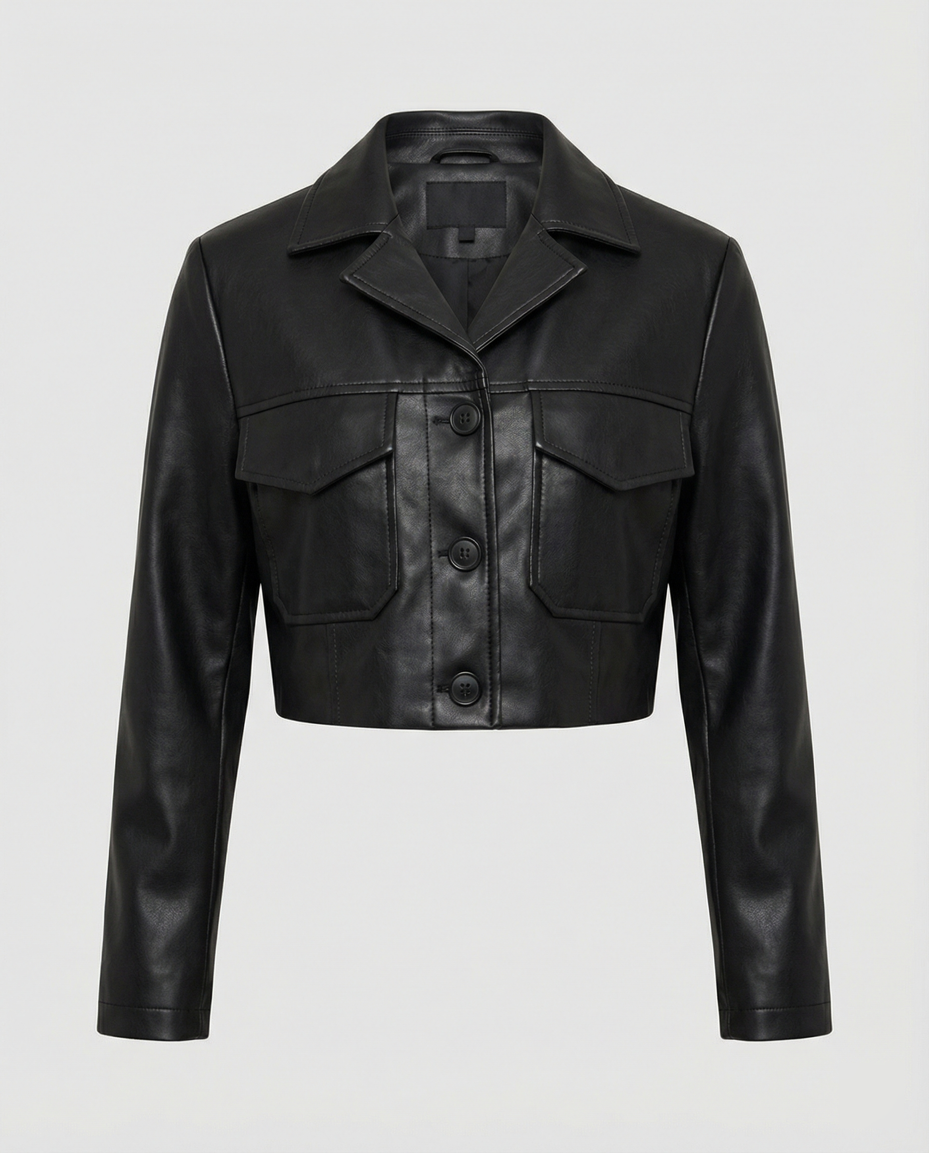 Leichte Steppjacke Damen mit Cropped Schnitt und Taschen
