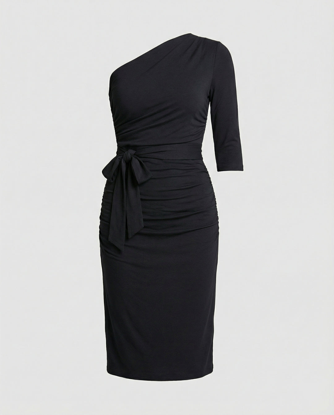 Damen figurbetontes Wickelkleid