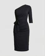 Damen figurbetontes Wickelkleid