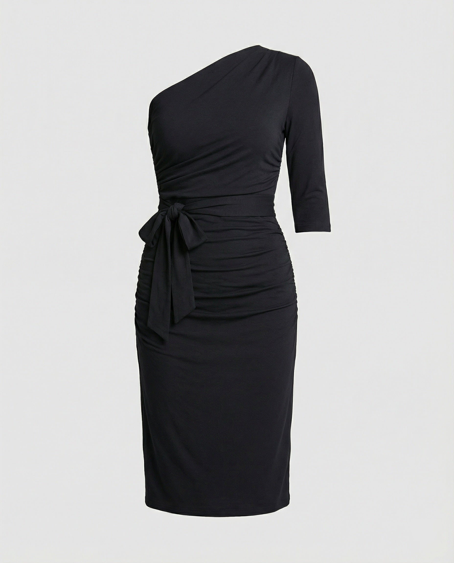 Damen figurbetontes Wickelkleid