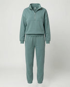 Jogginganzug Damen sportlich mit Zip-Hoodie und Jogginghose