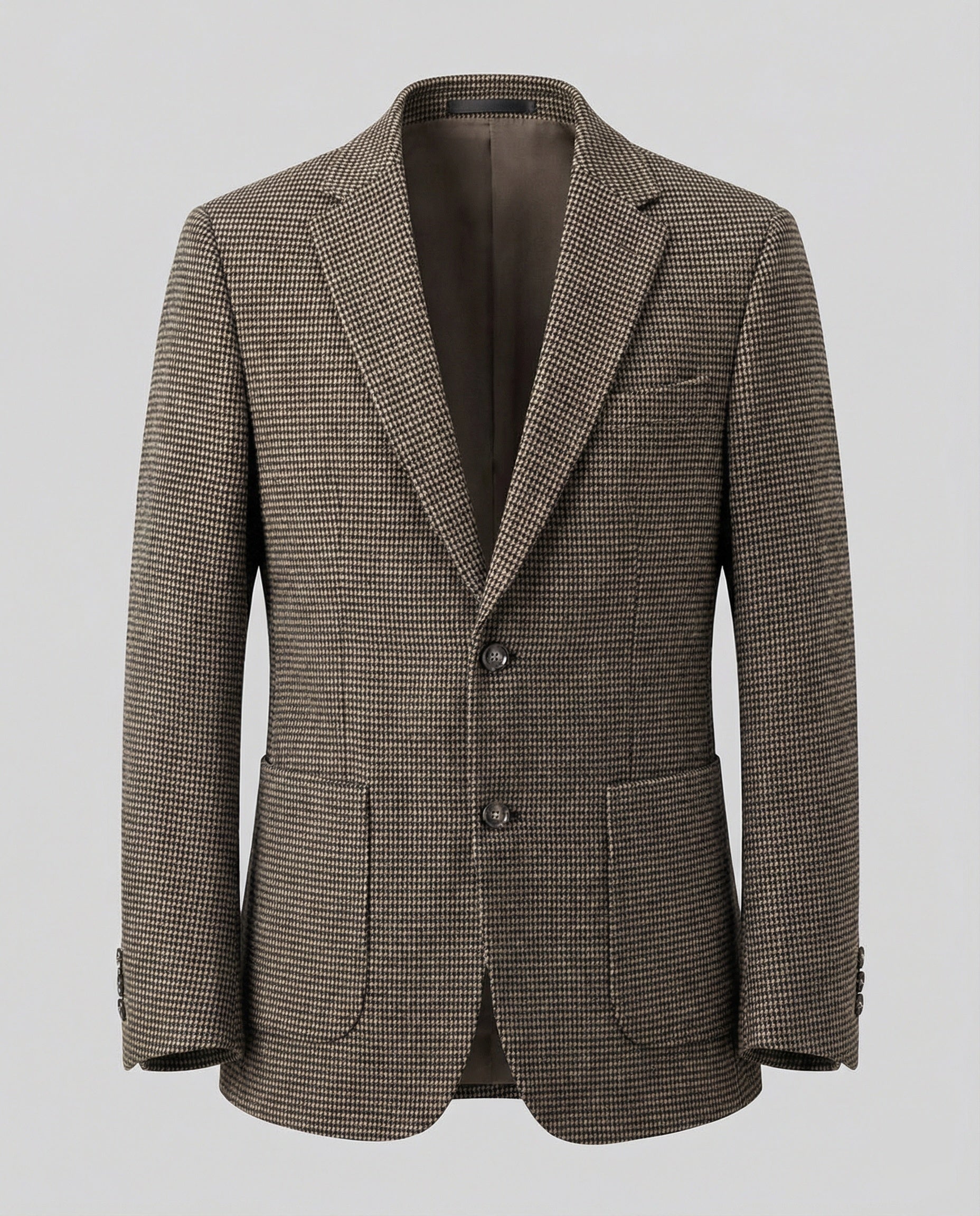 Herren Sakko Glencheck mit Revers