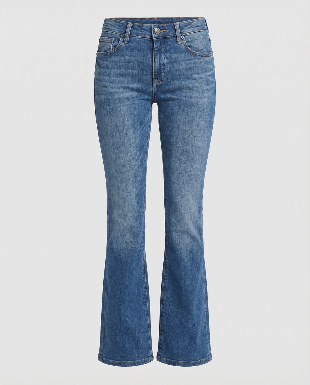 Damen High Waist Jeans ausgestellt mit Stretch