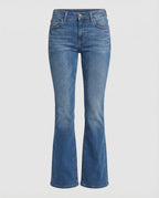 Damen High Waist Jeans ausgestellt mit Stretch