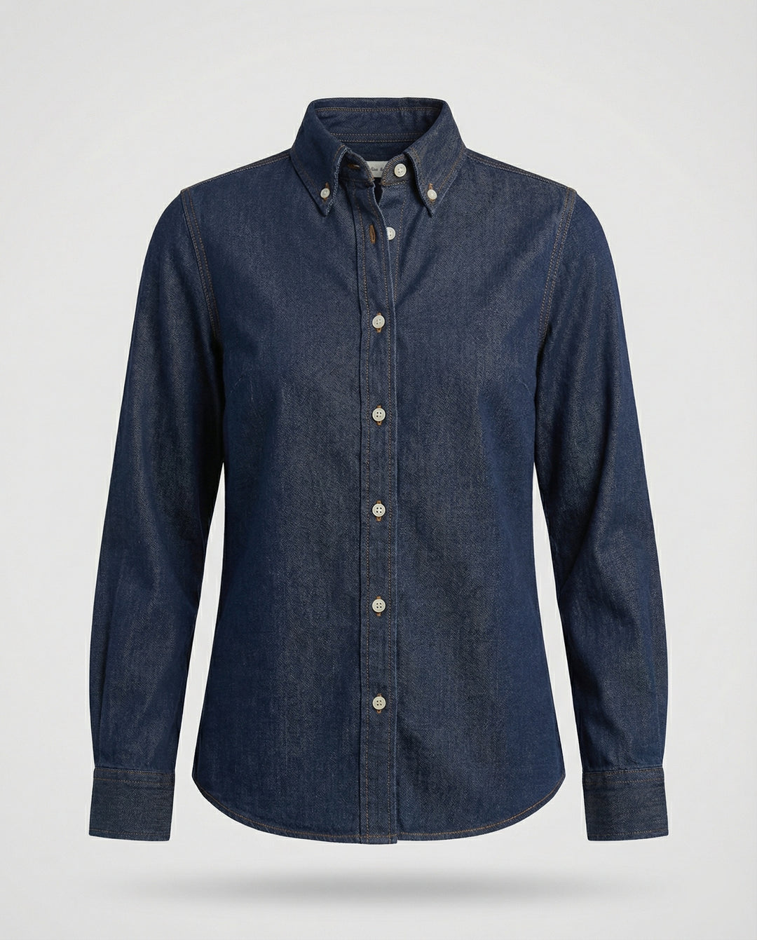 Damen Langarmhemd aus Denim