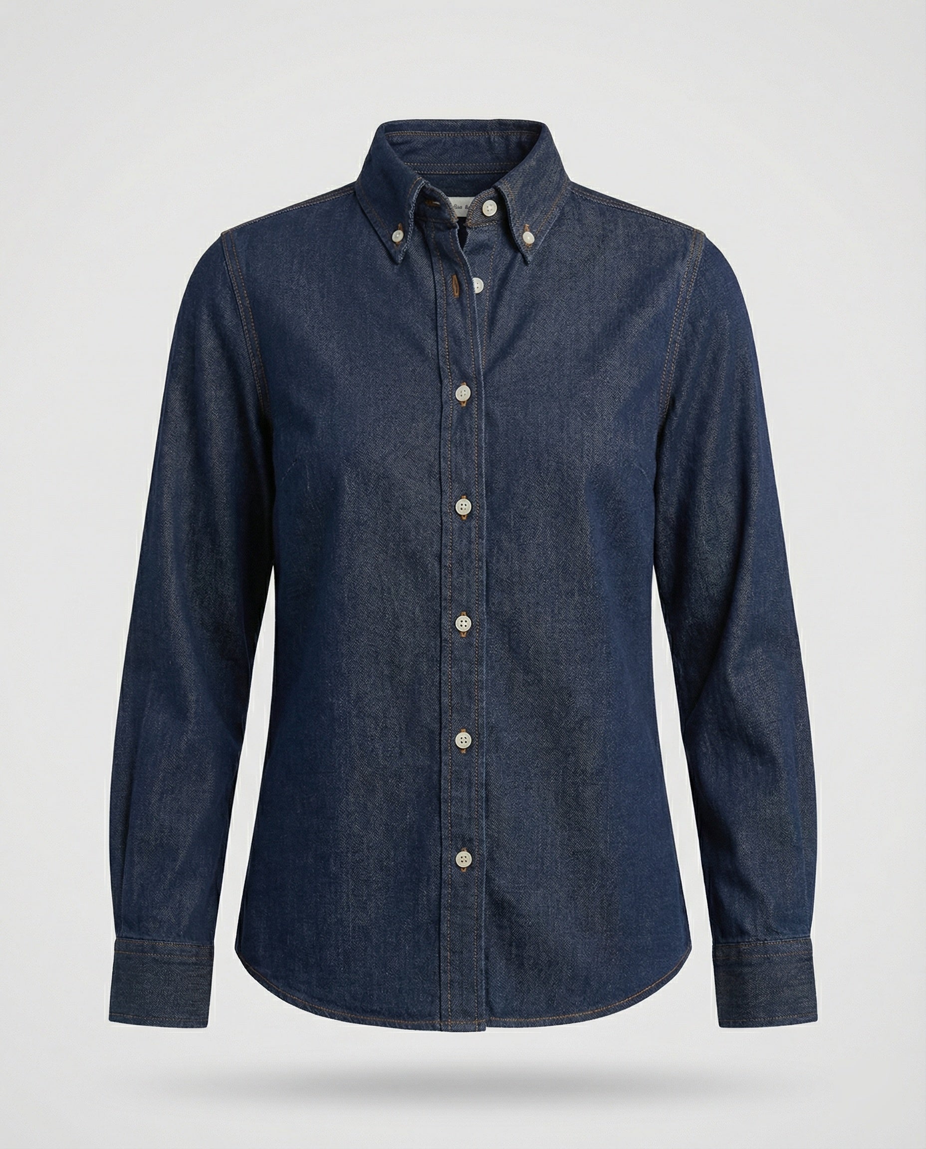 Damen Langarmhemd aus Denim