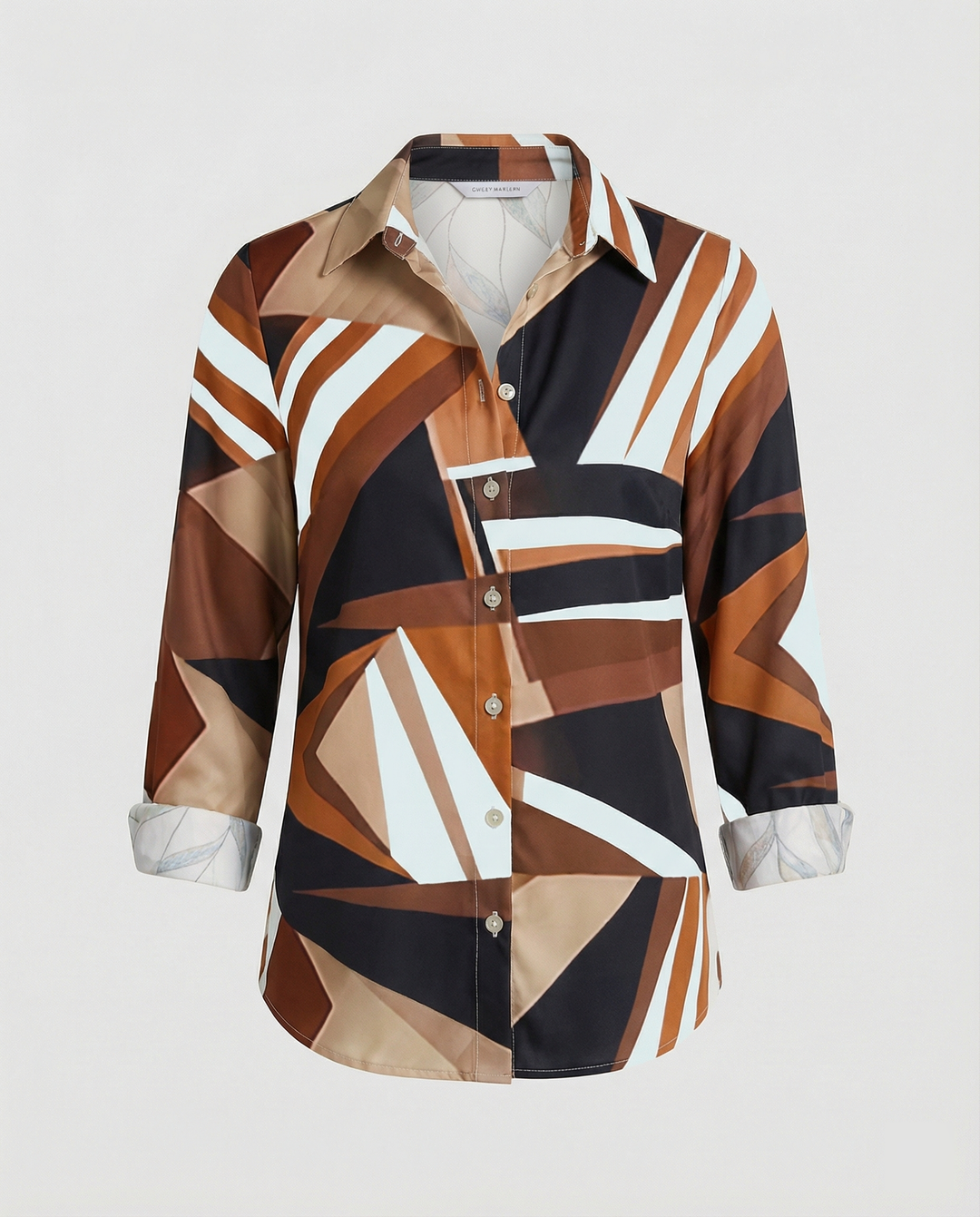 R&B | Stilvolle Bluse mit Aufgedruckten Knöpfen
