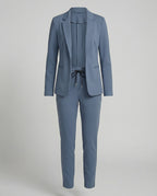 Damen Hosenanzug Mit Offenem Blazer Und Hose
