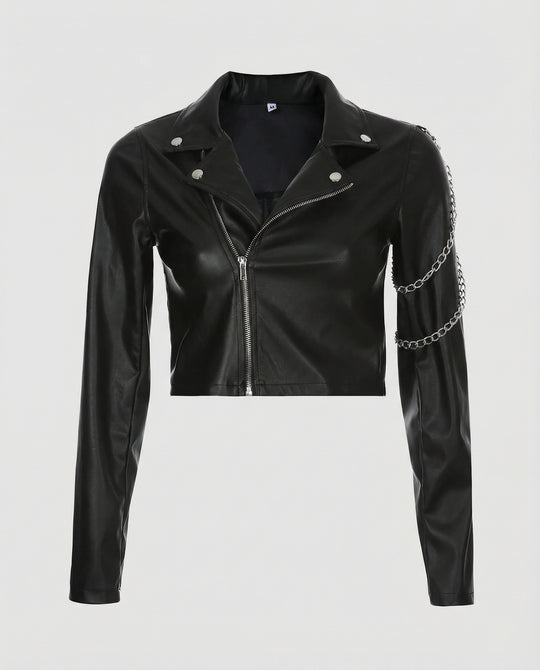 R&B | Gekürzte Biker Jacke