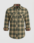 Herren Langarmhemd Herren Flanell