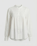 Romantische Baumwollbluse Damen